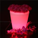 Round S Wine Ice Bucket LED Flower Pot